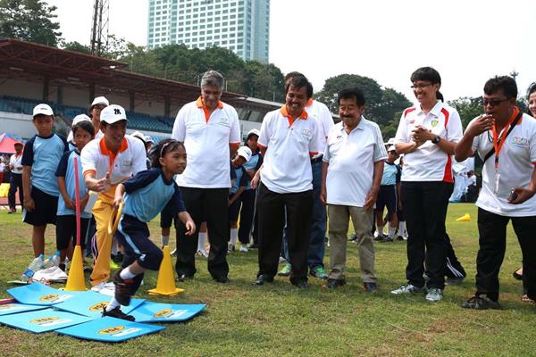 IAAF / Nestlé Kids’ Athletics event on 11 October in Stadium Madya, Senayan. (RDC Jakarta)