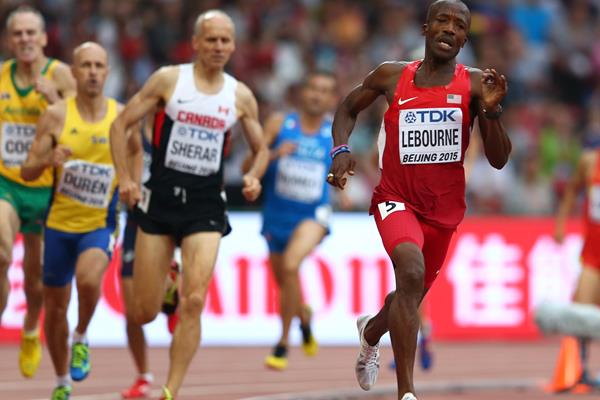 Participants in the masters 800m at the IAAF World Championships Beijing 2015 (Getty Images)