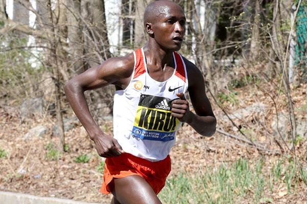 Geoffrey Kirui in Boston (Victah Sailer)