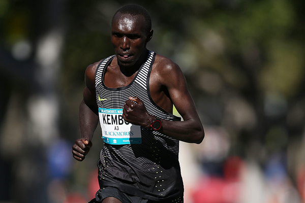 Elijah Kemboi on his way to winning the Sydney Marathon (Getty Images)