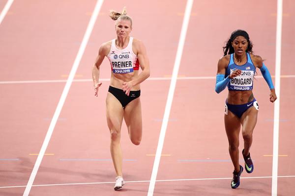 Verena Preiner (l) and Erica Bougard in Doha (Getty Images)