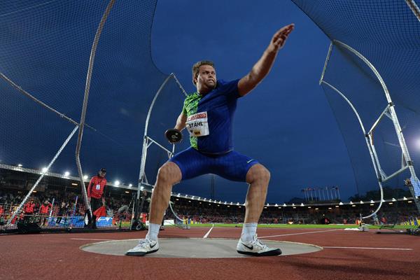 Another dominant Diamond League performance by Daniel Stahl, this time in Stockholm (Hasse Sjogren)