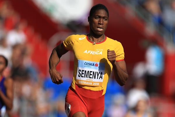 Caster Semenya en route to the Continental Cup 800m title (Getty Images)