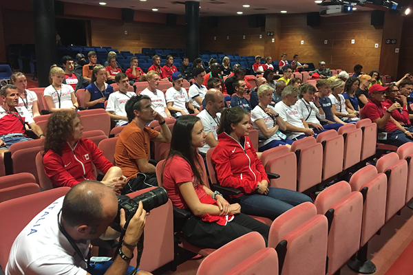 Attendees at the IAAF/WMRA Coaches Conference in Canillo (Organisers)