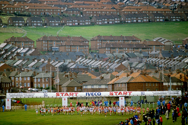 The 1983 IAAF World Cross Country Championships in Gateshead (Getty Images)
