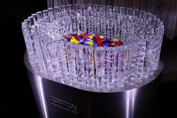 The IAAF Continental Cup Ostrava 2018 trophy (LOC / ČAS Pavel Lebeda)