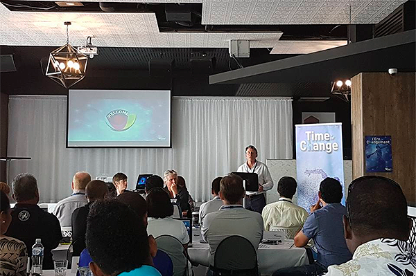 IAAF President Sebastian Coe at the Oceania Athletics Association council meeting (OAA)