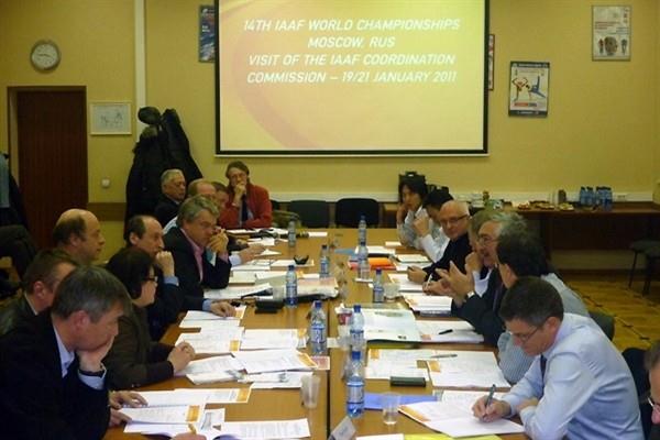 Moscow, 19 January 2011 - The IAAF Coordination Commission meets with members of the Local Organising Committee for the 2013 IAAF World Championships (All Russia Athletic Federation)
