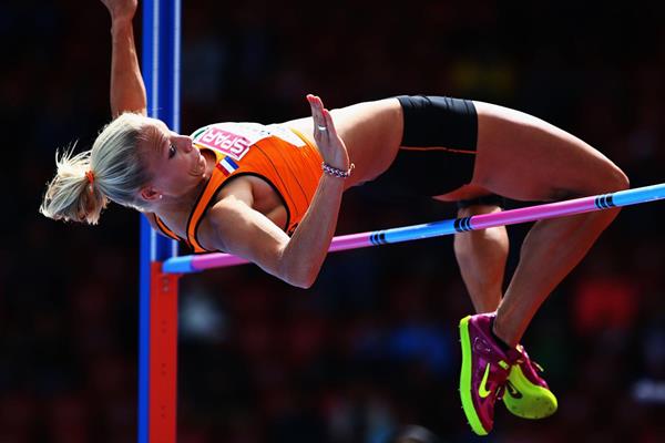 Nadine Broersen in the heptathlon high jump (Getty Images)