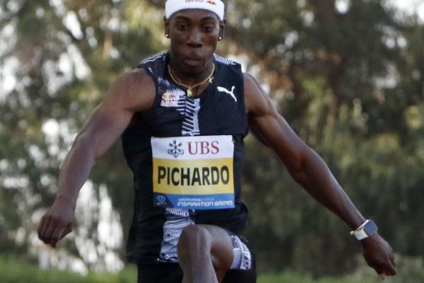 Pedro Pablo Pichardo at the Inspiration Games in Lisbon (Marcelino Almeida)
