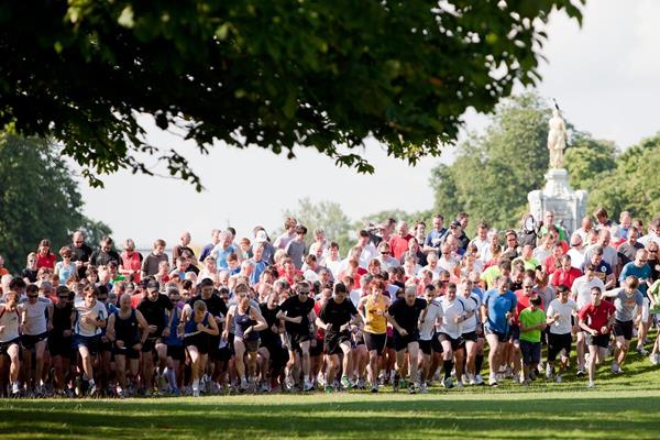 A typical weekly parkrun event in Bushy Park, London (parkrun / David Rowe)