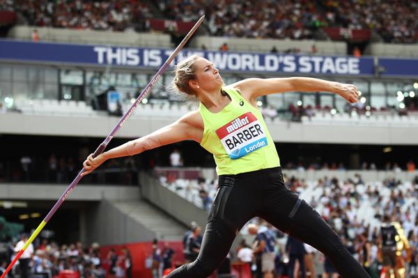 Kelsey-Lee Barber at the IAAF Diamond League meeting in London (Getty Images)