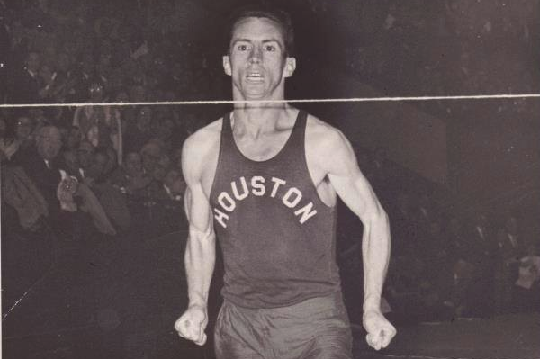 Australian distance runner Al Lawrence (University of Houston)