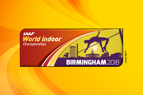 IAAF World Indoor Championships Birmingham 2018 logo (IAAF)
