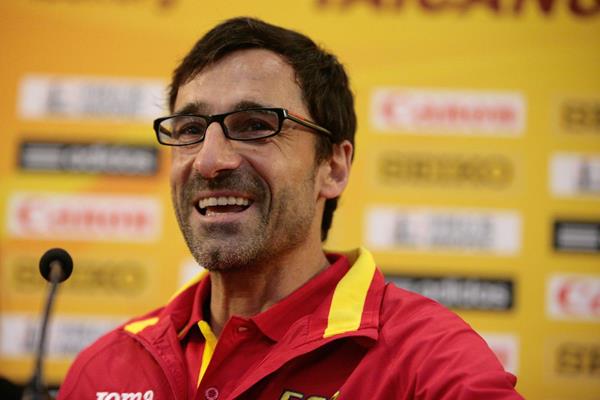 Jesus Angel Garcia at the Taicang 2014 press conference (Getty Images)
