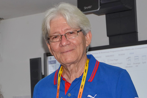 Cuban athletics journalist Enrique Montesinos ()