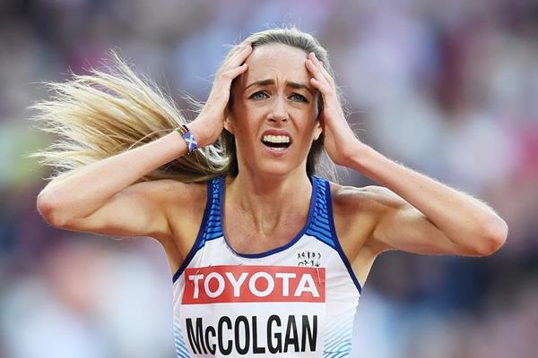 Eilish McColgan after her 5000m at the IAAF World Championships London 2017 (Getty Images)