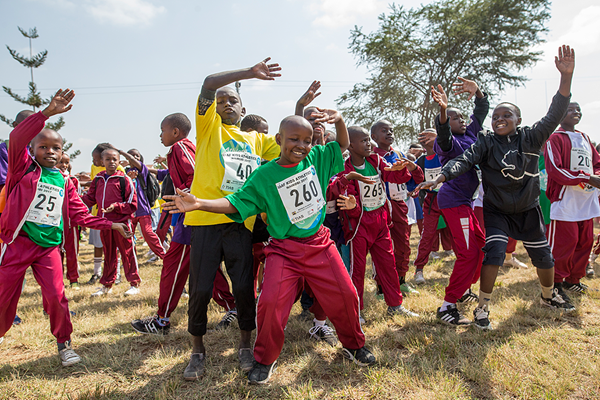 The IAAF Kids Athletics event in Nairobi (Getty Images)