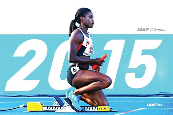 2015 IAAF desk calendar front page (Sandra Kurmann – AMS)
