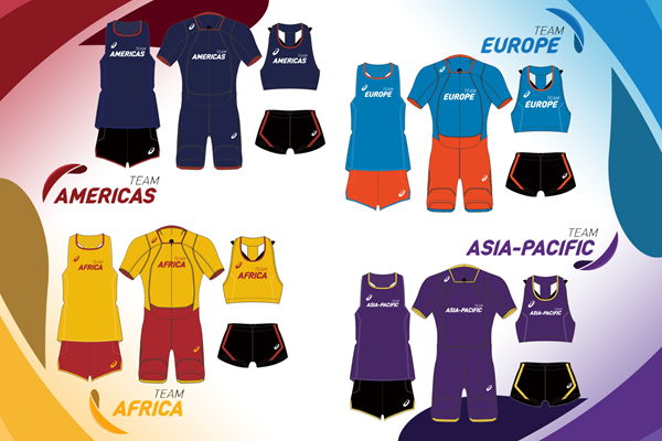 Team apparel for the IAAF Continental Cup Ostrava 2018 (IAAF)