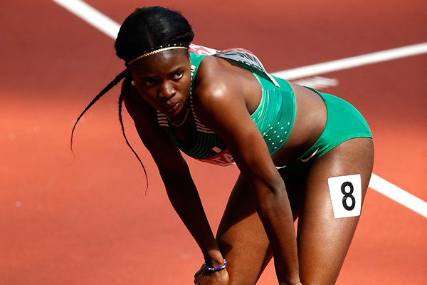 Nigerian sprint hurdler Tobi Amusan at the IAAF World Championships London 2017 (Getty Images)