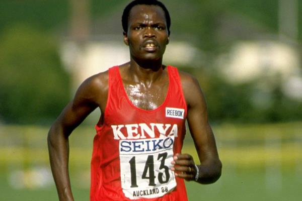 Paul Kipkoech at the 1988 World Cross Country Championships (Getty Images)