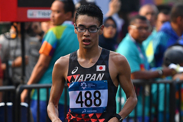 Japanese race walker Toshikazu Yamanishi (AFP / Getty Images)