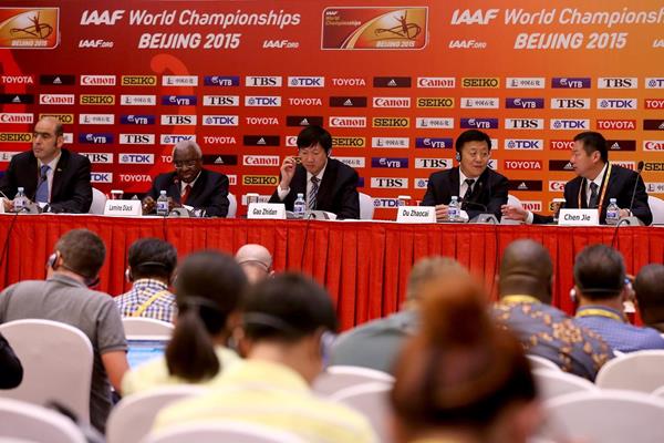 IAAF World Championships, Beijing 2015 pre-event press conference (Getty Images)