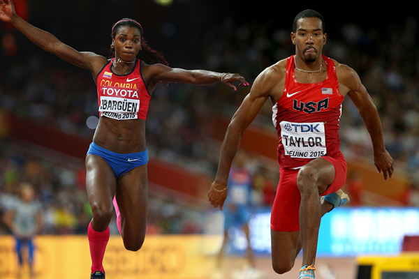 Caterine Ibarguen and Christian Taylor (Getty Images)