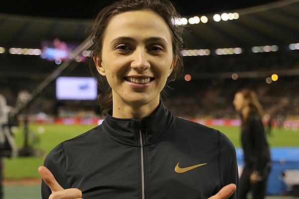 Mariya Lasitskene, 2019 Diamond Trophy winner in the high jump (Giancarlo Colombo)