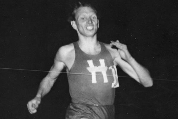 Swedish middle-distance runner Arne Andersson ()