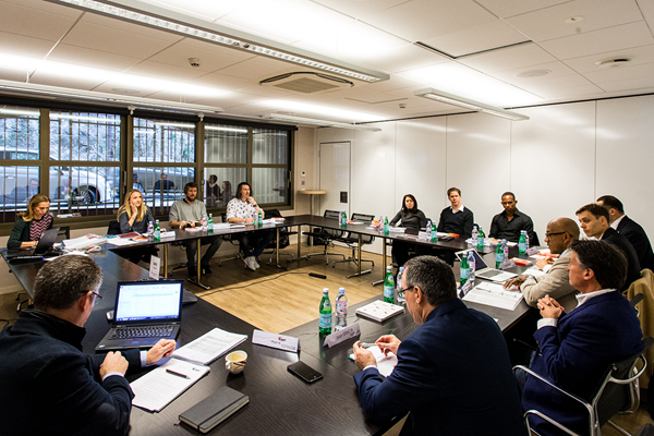 The IAAF Athletes' Commission meeting in Monaco (Philippe Fitte)