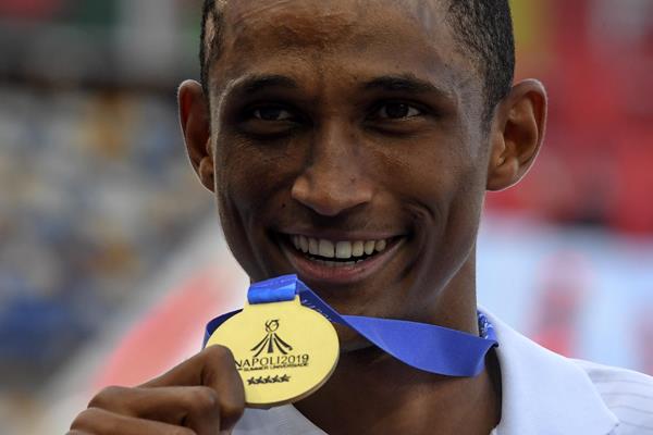 World University Games 400m hurdles champion Alison dos Santos of Brazil (Organisers)