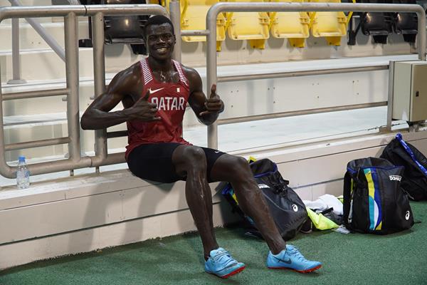 Abdalelah Haroun on the eve of the IAAF World Athletics Championships Doha 2019 (Sam Butcher)