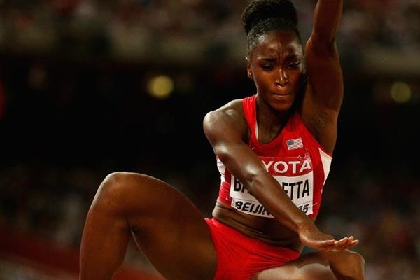Long jump winner Tianna Bartoletta at the IAAF World Championships, Beijing 2015 (Getty Images)