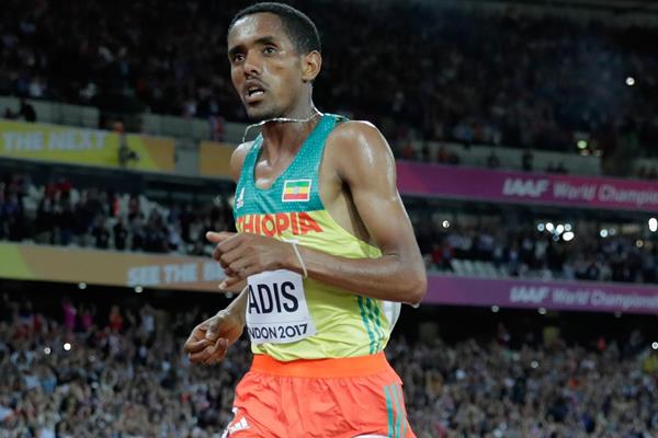 Ethiopia's Abadi Hadis in action at the World Championships London 2017 (Getty Images)