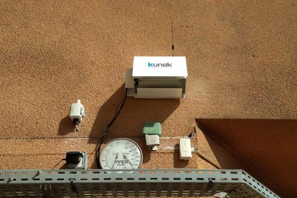 The air quality monitoring device in Monaco's Stade Louis II (Herculis)
