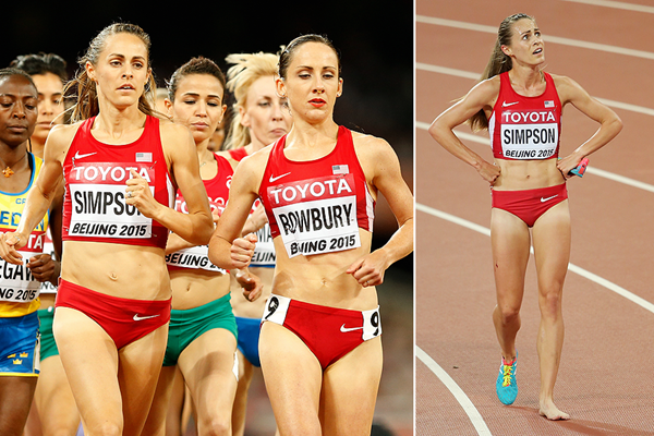 Jenny Simpson in the 1500m at the IAAF World Championships Beijing 2015 (Getty Images)