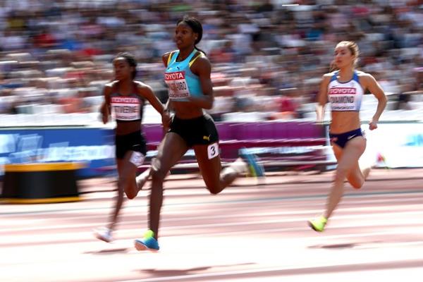 Shaunae Miller-Uibo in the 400m at the IAAF World Championships London 2017 (Getty Images)
