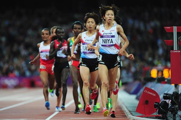 Runners in the women's 10,000m at the London 2012 Olympic Games (Getty Images)