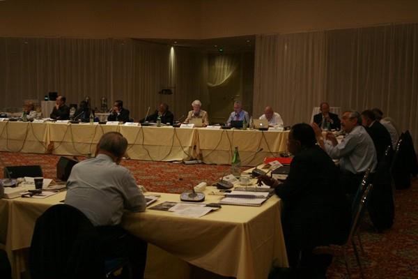 Members of the IAAF Council meeting in Monaco (Bob Ramsak)