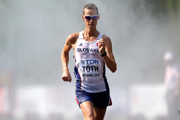 Matej Toth in the 50km race walk at the IAAF World Championships, Beijing 2015 (Getty Images)