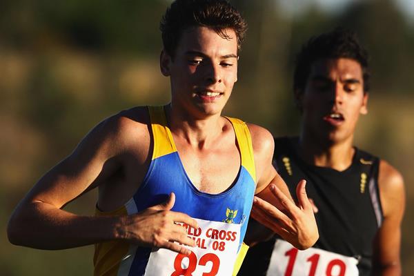 Harry Summers in action in the U20 race at the 2008 Australian Cross Country Championships (Getty Images)