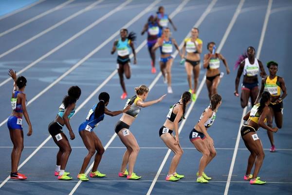 The women's 4x400m at the Rio 2016 Olympic Games (Getty Images)
