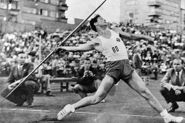 Norwegian javelin thrower Egil Danielsen (Anno Domkirkeodden)