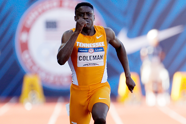US sprinter Christian Coleman (Getty Images)