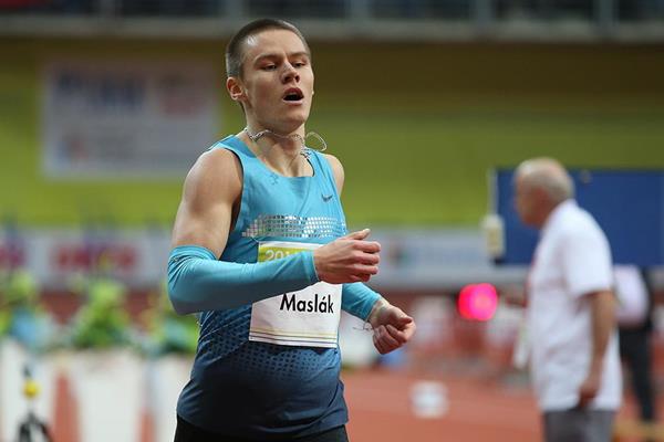 Another victory for Czech sprinter Pavel Maslak (Praha Indoor 2014 / Pavel Lebeda)