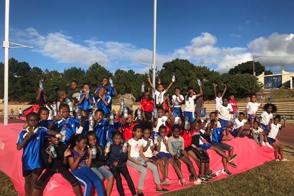Celebrating Kids Mile Run in Madagascar (Organisers)