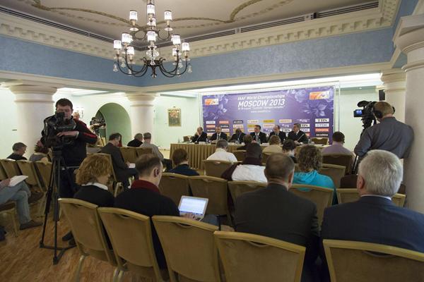 Moscow 2013 Press Conference, 8 April 2013 (Nikolay Kondakov - Moscow 2013 LOC)