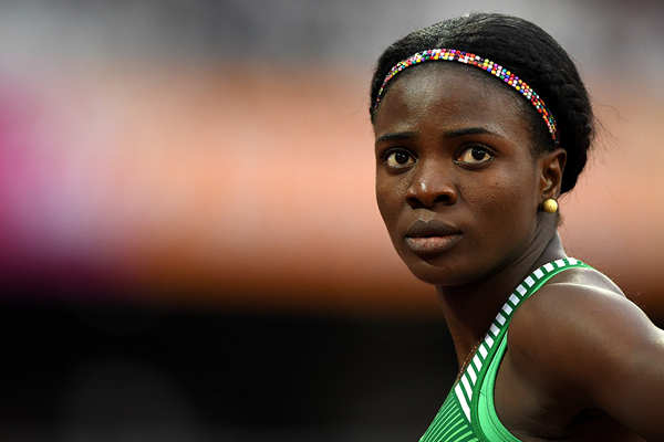 Nigerian sprint hurdler Tobi Amusan (Getty Images)